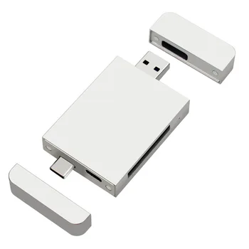 Yüksek Hızlı Çift Arabirim Manyetik USB3. 2 Tip-C/A CF/CFEXPRESS kart okuyucu için Z6/Z7 1DX3 ve CFE, 10Gbps
