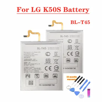 Yüksek Kalite 4000mAh BLT45 BL-T45 Pil İçin LG K50S 2019 LMX540HM X540 X540EMW BL T45 Telefonu Pil Bateria + Araçları ,Stokta