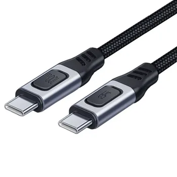 Çift tip-c veri kablosu pd hızlı şarj çift kafalı erkek-erkek ctoc Samsung, Huawei ve Apple dizüstü bilgisayarlar için uygundur