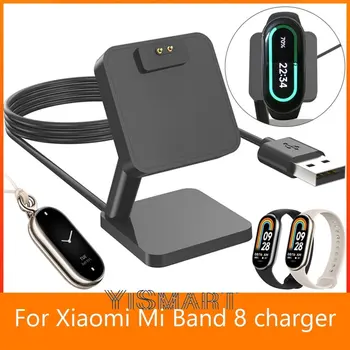 Şarj için Xiaomi Mi Band 8 Şarj Dock İstasyonu Cradle Standı Tutucu USB Şarj Kablosu MiBand 8 Smartwatch