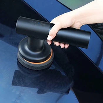 3 Adet / takım Kablosuz Araba Parlatıcı Tampon Elektrikli parlatma makinesi Pedleri Ağda Kiti Temiz Ped Sihirli Yama Araba Detaylandırma Parlatma