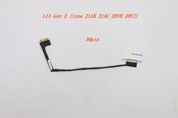 5C10Z23909 Yeni Orijinal Lenovo Thinkpad L13 Gen 2 Dizüstü Bilgisayarlar EDP LCD Kablo Lvds Tel Ekran Hattı 30pin