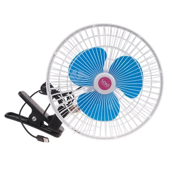 68TA USB Klip Fan Güçlü Rüzgar Masaüstü Soğutma Fanı Yaz Soğutucu salınımlı vantilatör