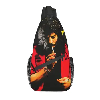 Ada Karides Camaron De La Isla Crossbody asma sırt çantası Erkekler Flamenko Şarkıcısı Göğüs omuzdan askili çanta Seyahat Yürüyüş için Sırt Çantası