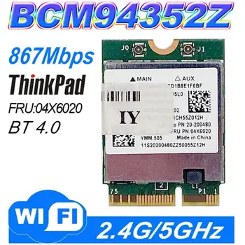 BCM94352Z BCM94352 FRU: 04X6020 NGFF 867 Mbps Bluetooth 4.0 Wlan Kartı Y50-70-80/Y70-70-80 YOGA2 WIN7 / WIN8 / WIN8. 1 / WIN10