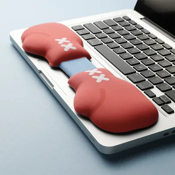 Bilek İstirahat Pad Desteği Klavye Anime Mousepad Fare Mat Bellek Köpük Ergonomik Silikon Kaymaz Ofis Oyun PC Dizüstü Fare