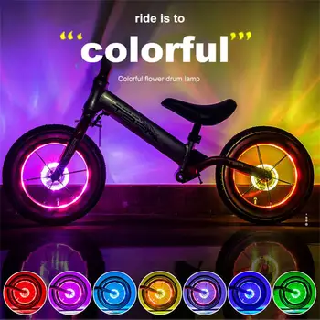 Bisiklet ışığı led flaş Bisiklet Tekerleği jant ışığı Akıllı İndüksiyon Usb Şarj Edilebilir denge aracı Davul Lastik Lambası Bisiklet Aksesuarı