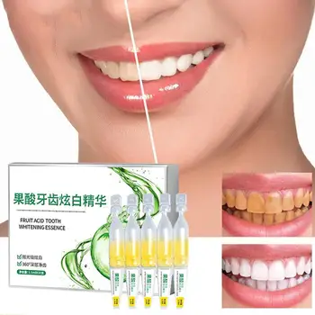 Doğal Nane Lezzet Diş Beyazlatma Özü Ağız Bakımı Diş Macunu Diş Temizleme Etkili Ampul Serum Kaldırmak 10 pc*1.5 ml S E3P4