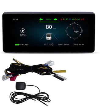 Gösterge Paneli Tesla Modeli 3 / Y Dashboard HUD Heads Up Ekran Göstergesi Küme Performans Dijital LCD En İyi DIY Tarzı