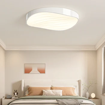 Iskandinav Minimalist Led tavan ışık oturma odası yatak odası yemek odası kapalı dekorasyon ışıklandırma lambası kısılabilir uzaktan kumanda ile