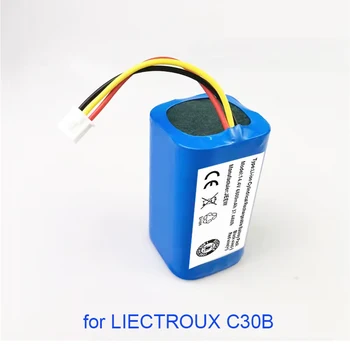 Lıectroux-yeni orijinal uygulanabilir robotlu süpürge C30B 14.4 V 9800mAh lityum pil ile 1 parça / torba, ücretsiz teslimat