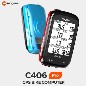 Magene C406Pro Bisiklet GPS Bilgisayar Kablosuz Kilometre MTB Yol Akıllı Su Geçirmez 2.4 inç HD Ekran Bluetooth ANT + Sensörler