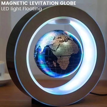 Manyetik kaldırma küresi lamba dünya yüzen Dekorasyon Süsler ofis ev dekor küre yenilik ışık öğrenme aracı modeli