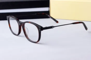 Marka erkek Gözlük Çerçevesi Moda kadın okuma gözlüğü Oval High-end Asetat Çerçeve Giyen Rahat Optik Gözlük MB724
