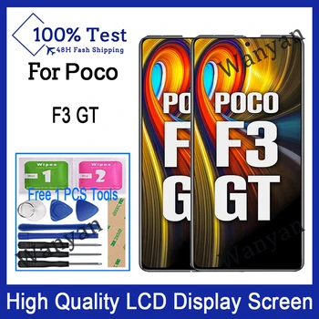 Orijinal AMOLED Poco F3 GT MZB09C6IN M2104K10I lcd ekran dokunmatik ekran sayısallaştırıcı yedek parçaları