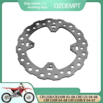 OZOEMPT Motosiklet Arka FREN diski / plaka için Geçerli CR125R / CR250R 02-08 CRE125 04-08 CRF230R 04-08 CRF250R / X 04-07
