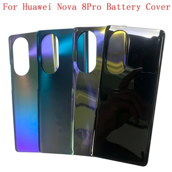 Pil Kutusu Kapak Arka Kapı Konut Case Arka Huawei Nova İçin 8Pro 5G Pil Kapağı Kamera Çerçeve Lens ile Logo