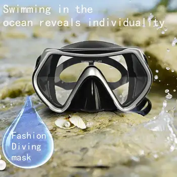 Profesyonel dalış maskesi seti Anti Sis dalış gözlüğü Şnorkel Gözlük Tüp Ayarlanabilir Kayış Kadın Erkek Yüzme Maskesi Gözlük