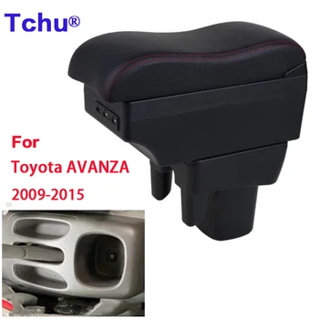 Toyota Avanza için Kol Dayama 2009-2015 TOYOTA AVANZA İçin Kol Dayama kutusu Modifikasyon Parçaları Eklemek saklama kutusu Araba Aksesuarları USB
