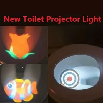 Tuvalet Koltuk Gece Lambası Hareket tuvalet sensörü ışıkları çocuk Tuvalet Eğitimi Tuvalet Projeksiyon Lambası Banyo Tuvalet