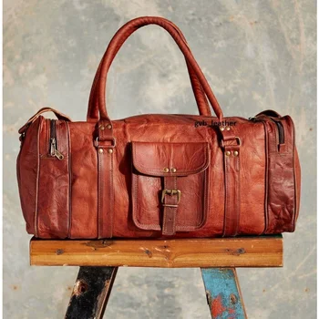Vintage Deri Bagaj Çantası erkek Seyahat Bagaj Avrupa ve Amerikan Moda Trendi seyahat el çantası